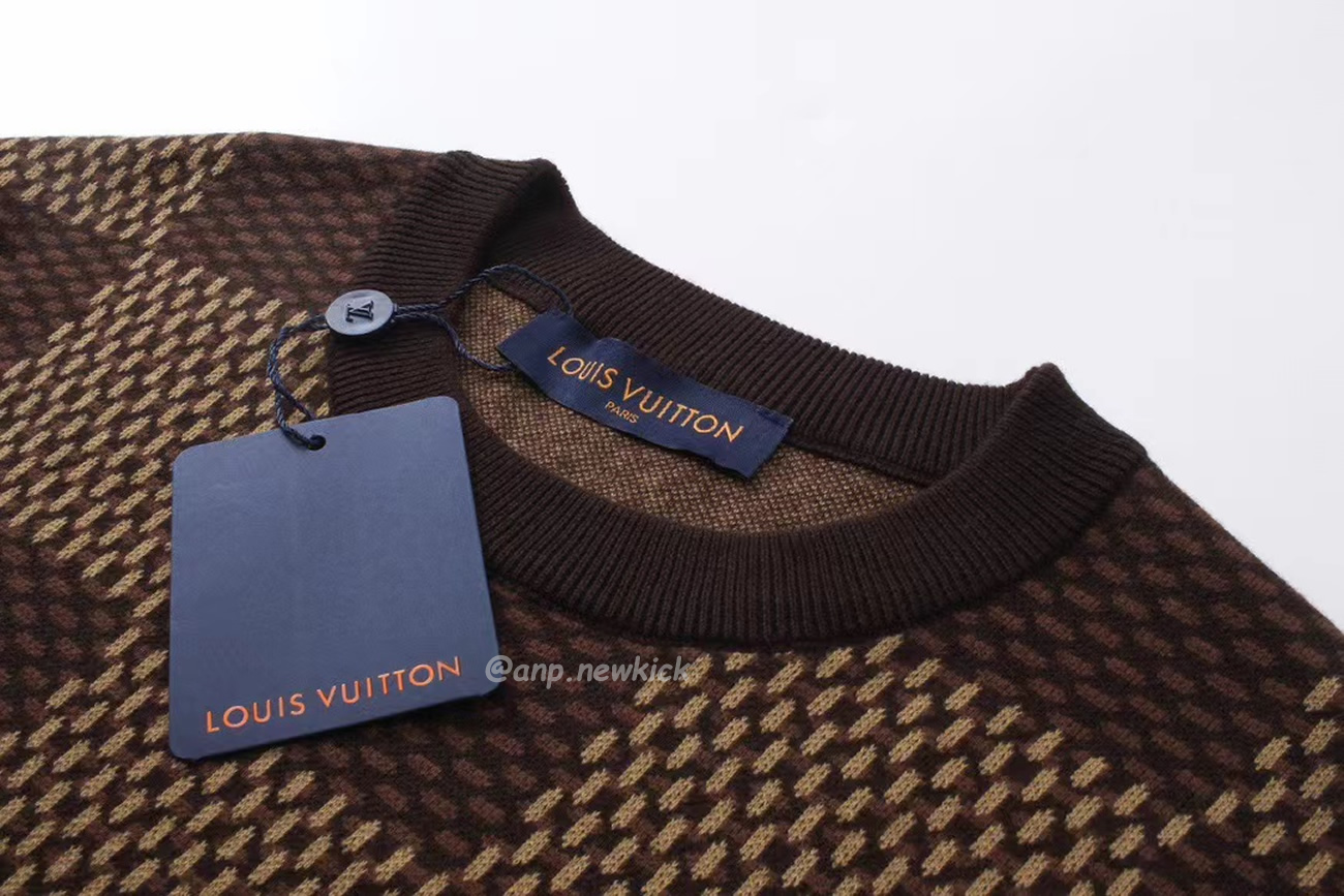 Louis Vuitton Round Necked Checkerboard T Shirt (16) - newkick.cc